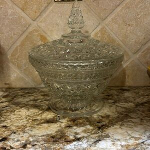 Wexford Crystal Dish with Lid